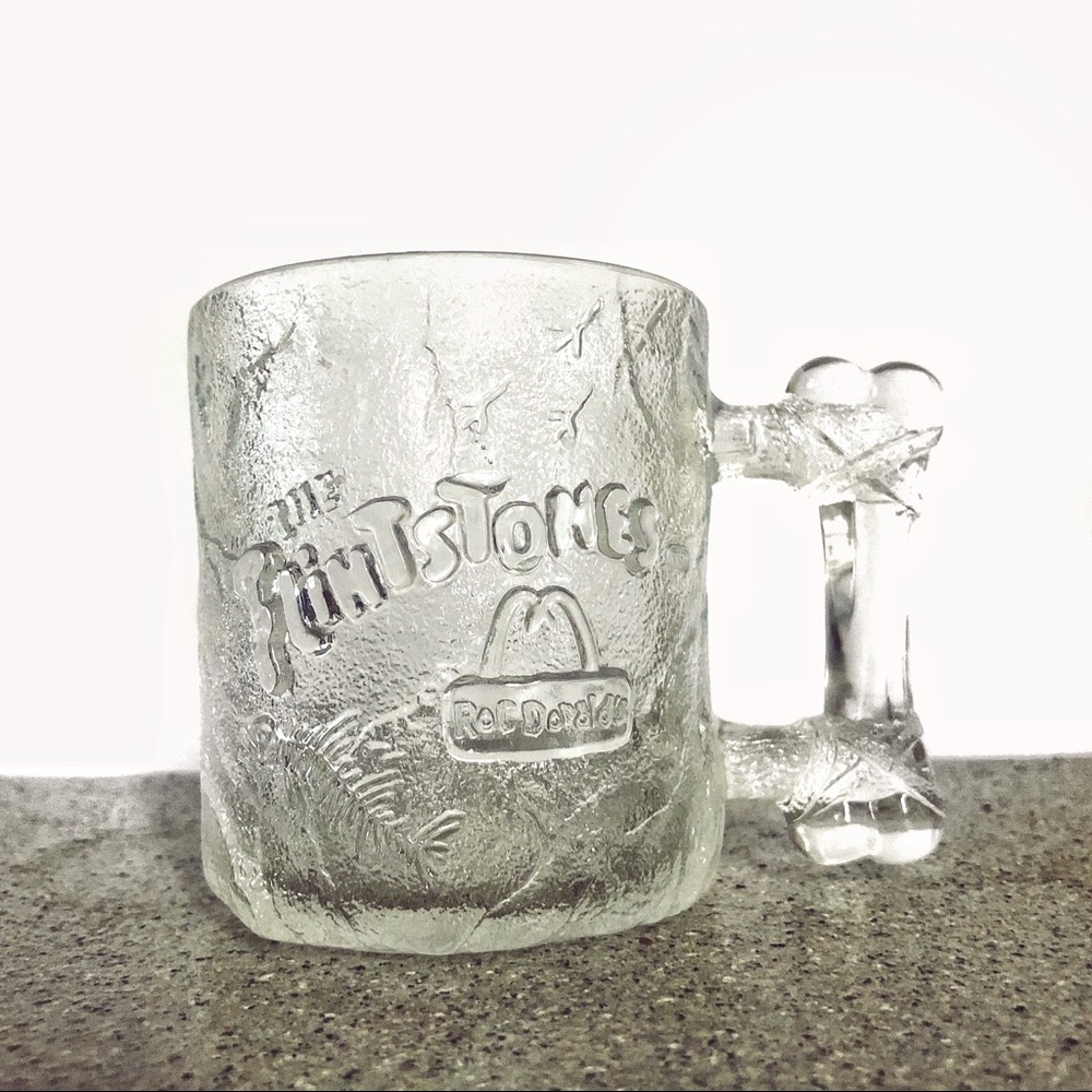 McDonald's 1993 Flintstones Pre-Drawn Glass Mug